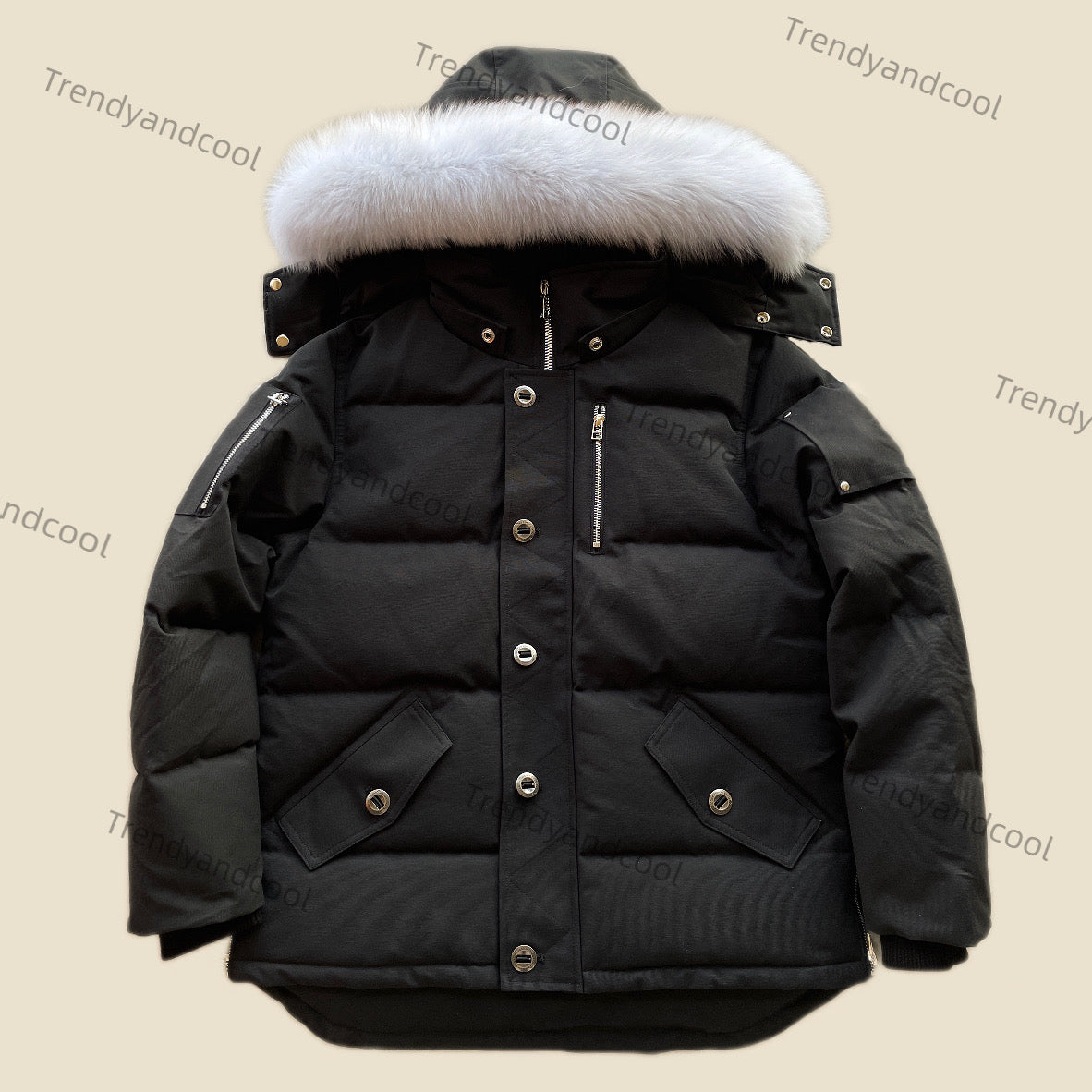 2025 Doudoune Zipper Parkas Knucklecoat Knuckiess Hoodie Moose Knukies Men Winterjacke Outerwear Puffer Mens Coat Designer Jacket M03