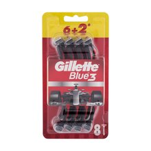 Gillette Blue3 (8 pièces) - Rasoirs jetables pour hommes