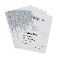 Revolution skincare Biodegradable charcoal fabric face mask