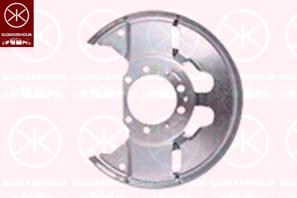 Splash Panel, brake disc KLOKKERHOLM 5078370