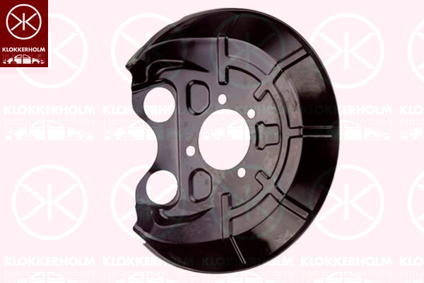 Splash Panel, brake disc KLOKKERHOLM 5078877