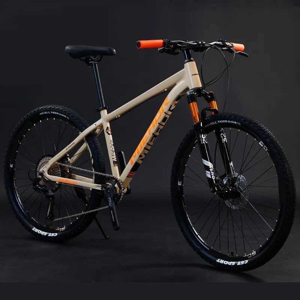 Bikes Bikes 27.5*17inch Mountain Bike 11 Speed Mens Shock Absorbing MTB Bicycle Aluminum Alloy Frameset Wire-controlled Front ForkL240105 PL