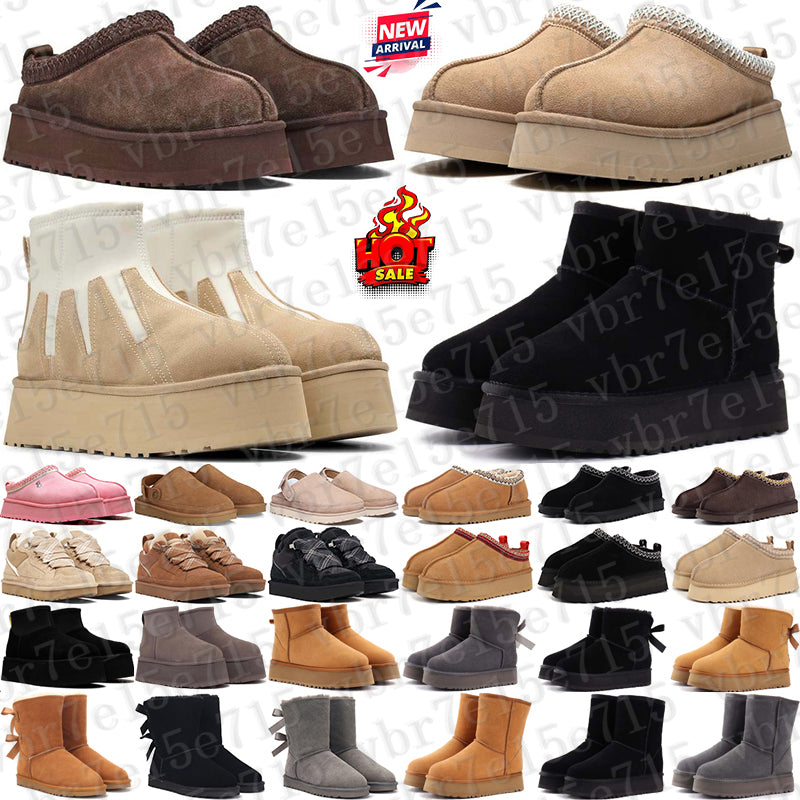 Designer uggssneaker uggbootas uggsplatform boots martin booties Lowmel australia tasman tazz Shoes mens womens winter Autumn bottes slippers platfo