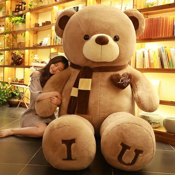 Large Size Teddy Bear Plush Toy Lovely Giant Bear Huge Stuffed Soft Dolls Kids Toy Birthday Gift For Girlfriend 241106