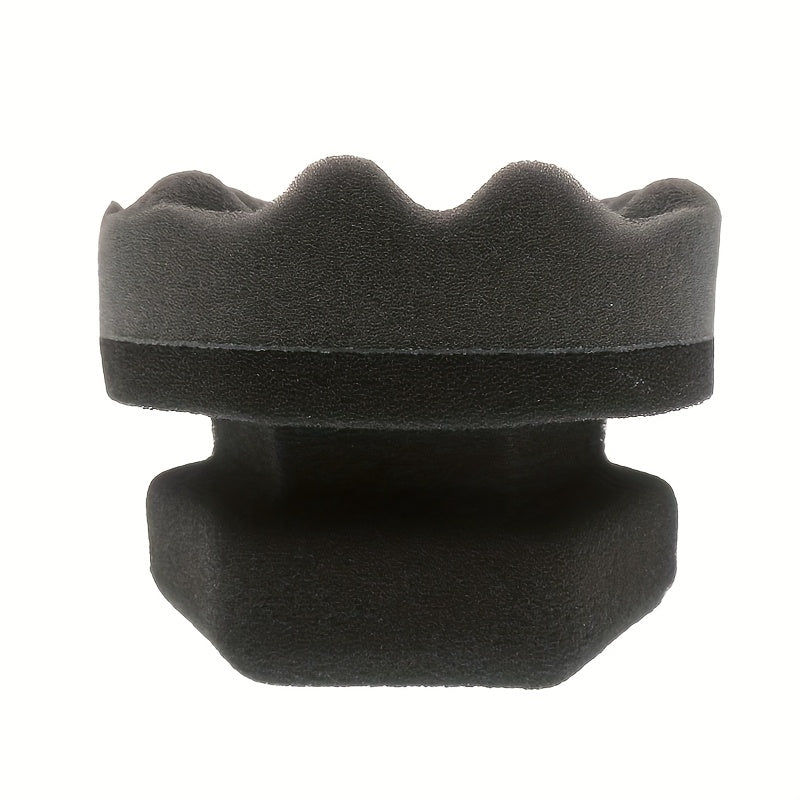 TEMU Reusable Tire Shine Applicator With Hex Grip – Ergonomic Foam Sponge For Tire Dressing, Washable Car Detailing Tool For Pneumatic Or Electric