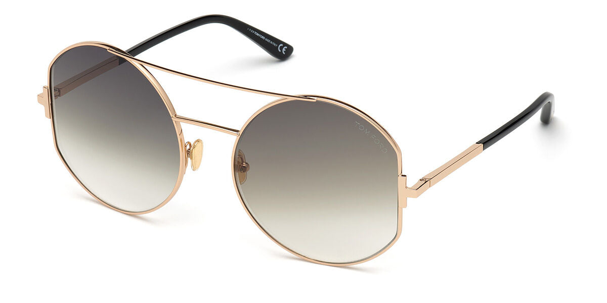 Tom Ford FT0782 DOLLY 28B Women’s Sunglasses Gold Size 60
