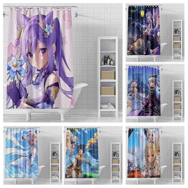 home shower curtains for bathroom Landscape animals waterproof fabric bathroom Curtains modern shower curtain 180x200 240x200 Y240815