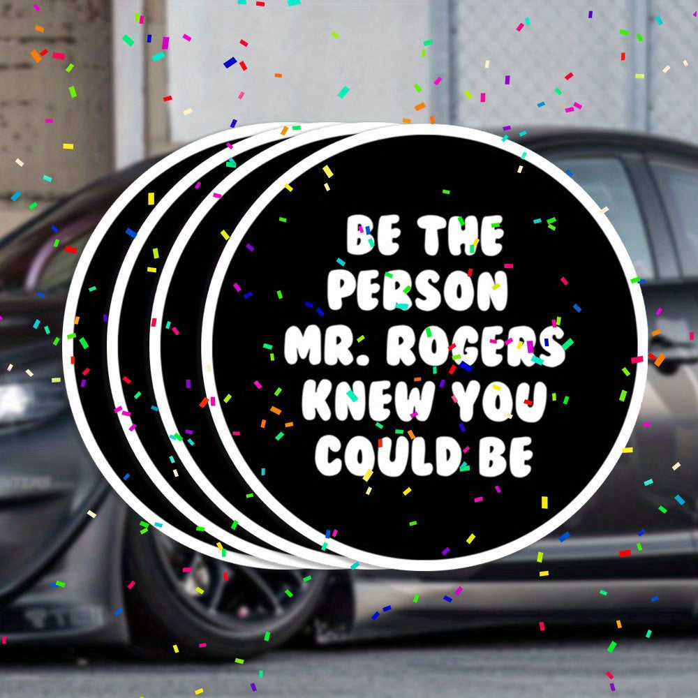 TEMU -inspired Car Sticker - " You " Vinyl Decal For Bumper, Laptop, And More - Colorful , Positive Message Sticker | Design | Easy-to-apply Decal