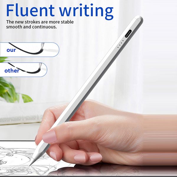 For Apple Stylus Pencils Palm Rejection Power Display Ipad Pencil Pen For iPad Accessories 2018-2022 Pro Tablet Air Mini Stylus Pens