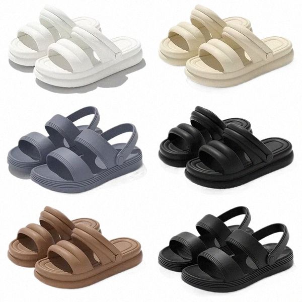 summer outdoor recreation classics slippers sandals shoes black ivory khaki grey beige womens breathable foam rubber slides size 36-40 GAI 4