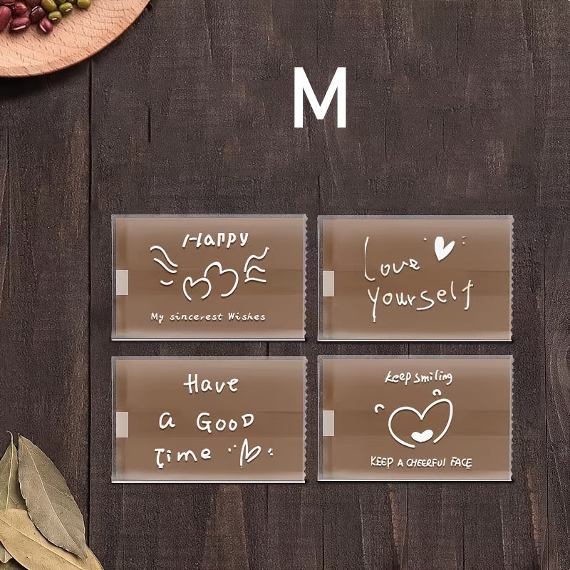 TEMU 100-pack Bakery Bags - Food-safe Plastic Cookie Bags With Open Bottom For Decorating, Cookie Packaging - Ideal For Home Bakers, Pastry Shops,