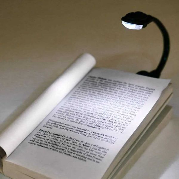 Mini Clip-on Reading Light For Books Reading Light Mini Led Clip Book Light Mini Reading Light Booklight Led Table Battery Z241130