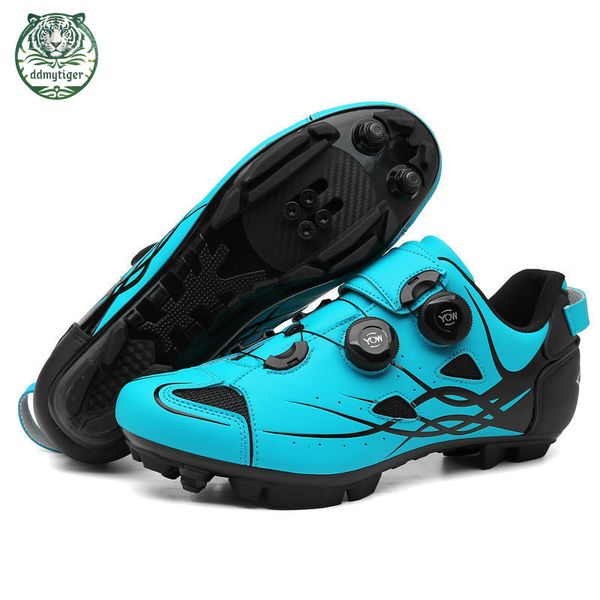 ddmytiger New lock for spring summer, men&#039;s and women&#039;s road assistance shoes, hard soled mountain cycling sports shoes A