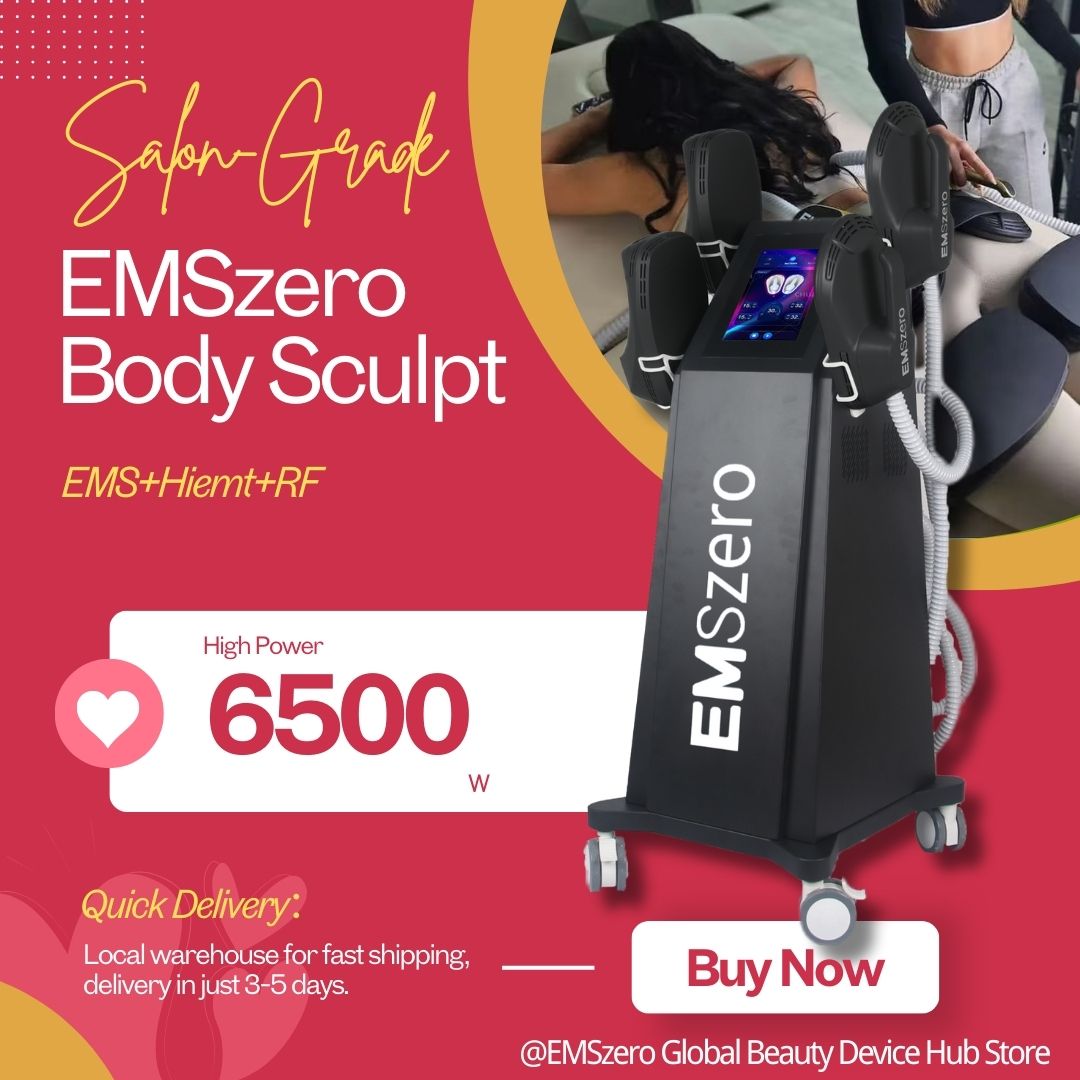 EMSzero RF 6500W Electrical Muscle Stimulation Equipment for Body Contouring Fat Management and Muscle Tightening