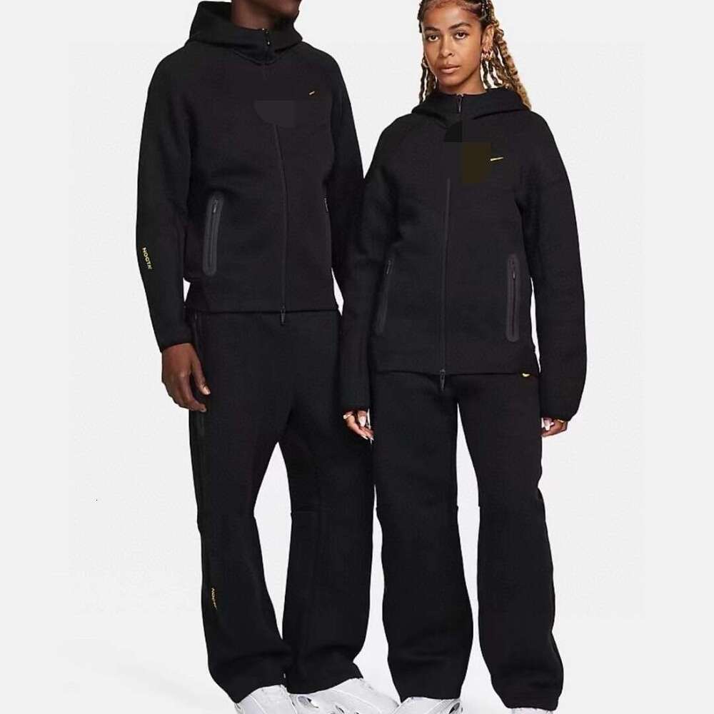 25 Autumn Overseas Edition NK Collaboration Noc Set Hook Print Casual Loose Couple Hoodie Tracksuit