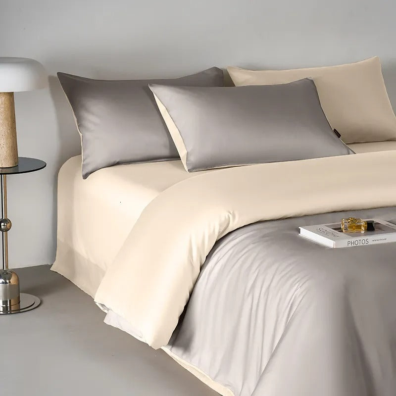 NNB Sophisticated Pink Flannel Duvet Cover & Pillowcase Pairing Soft Fabric Home Decor Essentials