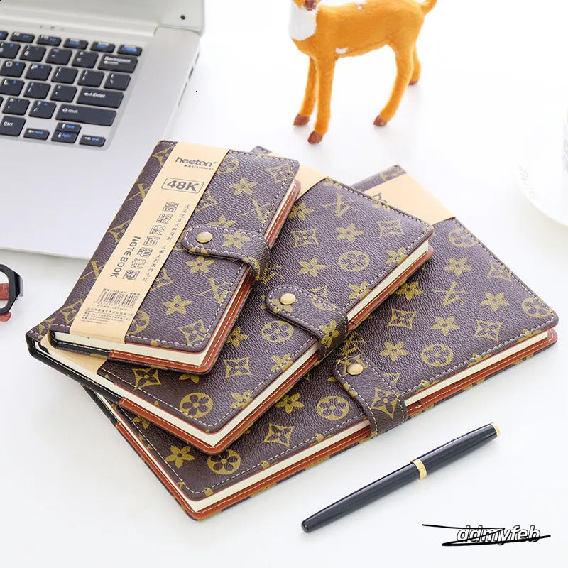 Wholesale Diary Book A5 Fashion B5 Notebook Hard Surface Copy 25K Notepad Small Portable A6 Office With Buckle Business 250818 ddmyFeb