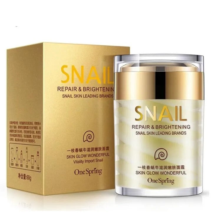 Skincare 60G Onespring Natural Snail Cream Facial Moisturizer Lifting Firming Face Care