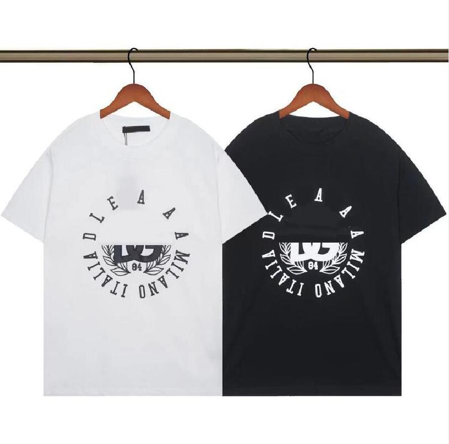 Fashion Dg Designer T shirt Summer Mens Women T-shirts with Letters Hip Hop Casual Pullover Tshirt Round Neck Sports Clothing S-2XL 3XL