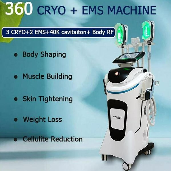 SPA use High intensity EMS Slimming Muscle Building and Body Shaping fat freeze machine Slimming Cryotherapy lose weight instrument musclesc