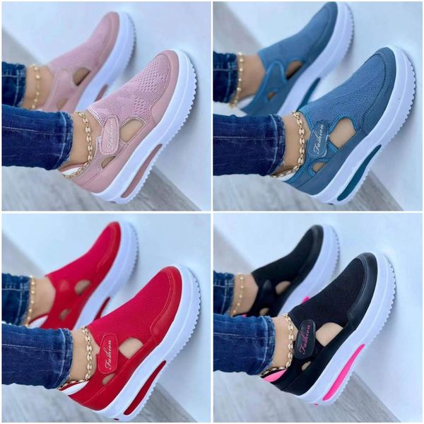 2024 outdoor Shoes mens Womens Round Toe lights Anti slip comfortable high-quality mountains sports breathable black walking soft Flyknit th