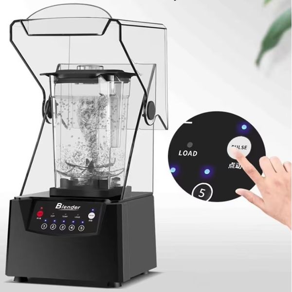 Powerful Blender Smoothie Maker With 6 Sharp Stainless Steel Blades For Milkshake Juice And Vegetable Drinks