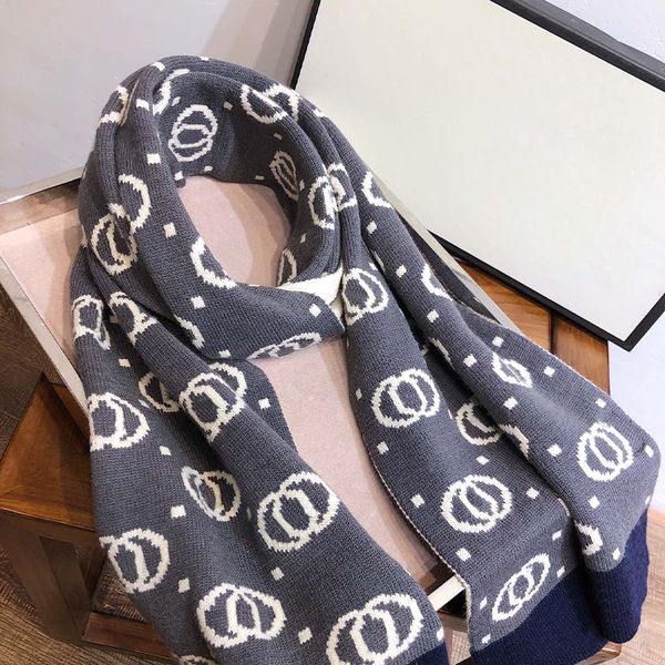 Designer Scarfs for Women Lightweight Print Pattern Scarf Fashion Men&#039;s Shawl 3 Colors Winter Scarves