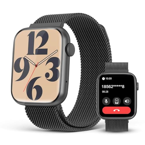 Smart Watch for Men Women (Answer-Make Calls), 1.9" HD Full Touch Screen, 24-7 Heart Rate Monitor, Blood Oxygen-Sleep Tracker, IP67 Waterproof Smartwa