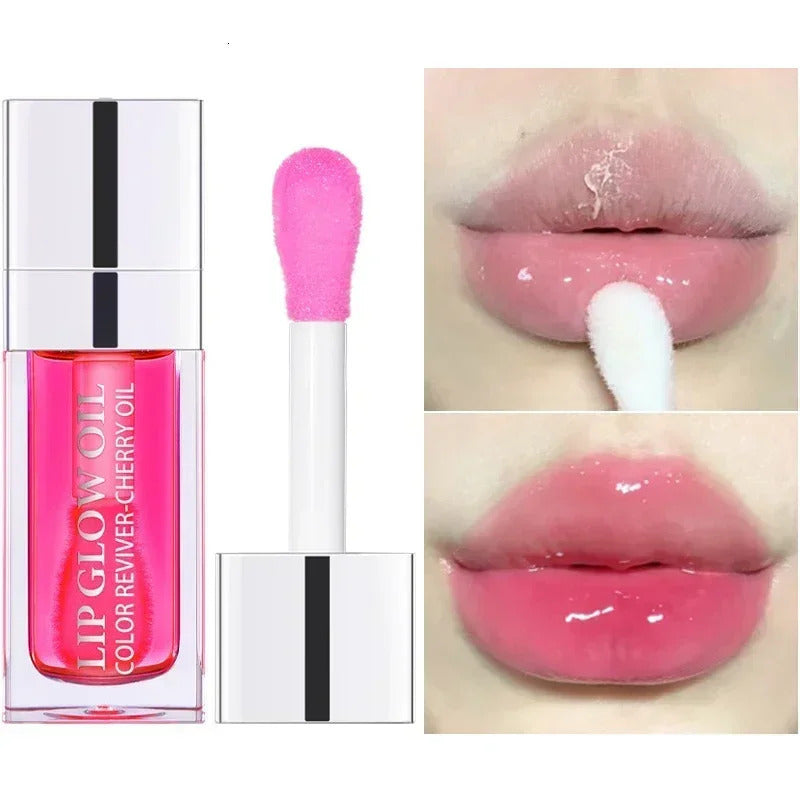 6ml Moisturizing Lipgloss Transparent Lip Glow Oil Plumping Hydrating Lip Glaze Lip Plumper Makeup Liquid Lipstick Lips Cosmetic 240712