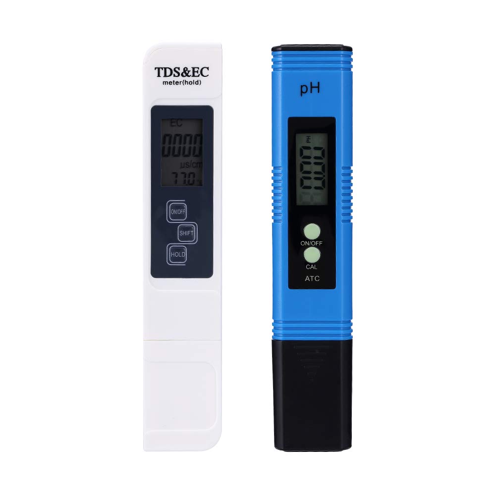 Garvee PH and TDS Meter Digital Water Tester 4 in 1, Garvee 0.01 High Accuracy Pen Type PH Meter, Water Test Kit for Household Drinking, Pool and Aqua
