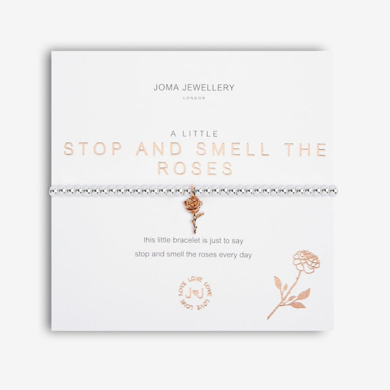 Joma Jewellery A Little Stop And Smell The Roses Bracelet
