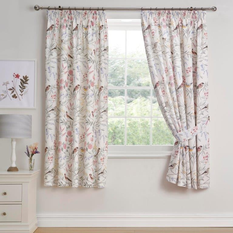 Dreams and Drapes Caraway Pink Curtains 66x72