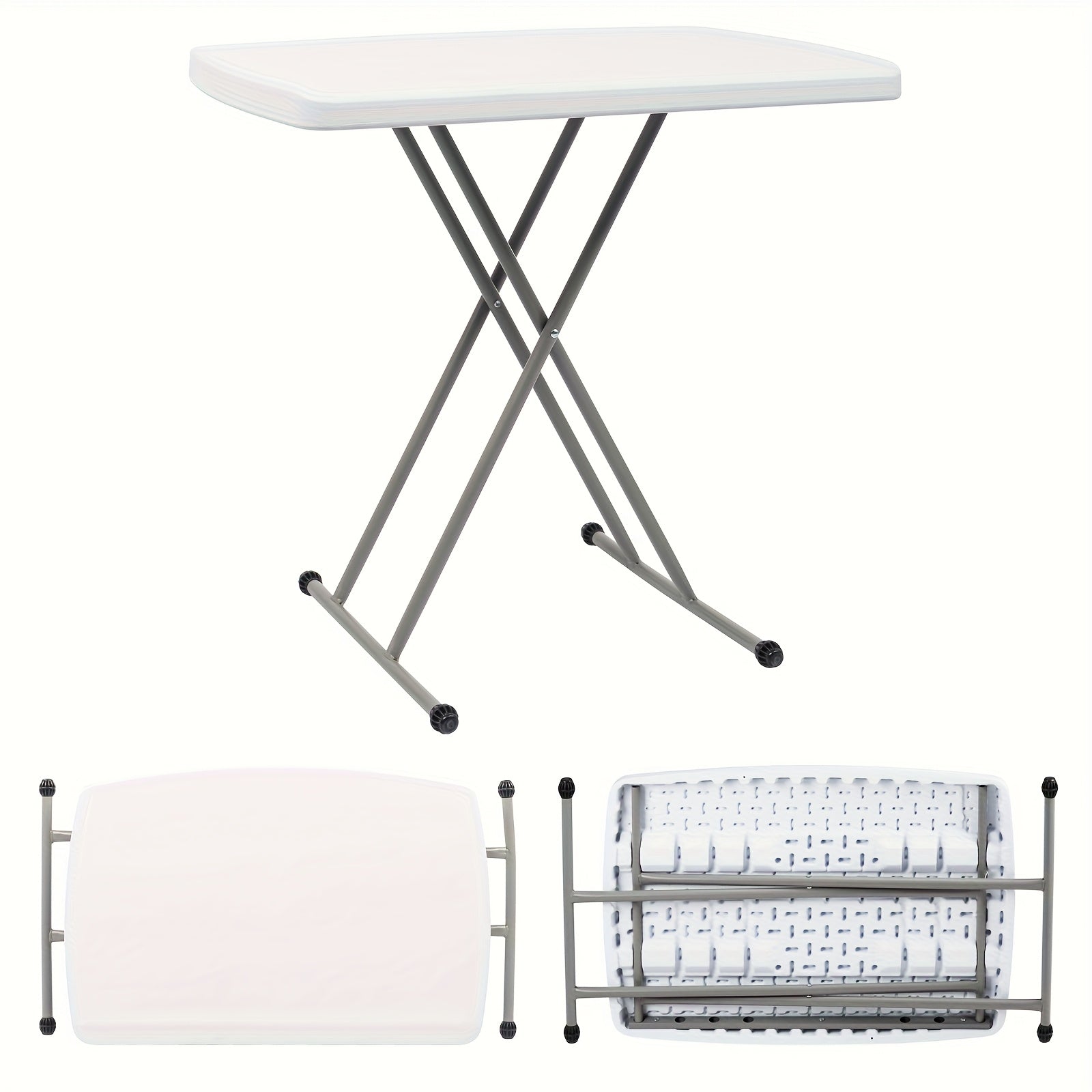 TEMU Home Portable Long Table Picnic Table Blow Molding Folding Table Outdoor Stall Table Folding Table And Chairs