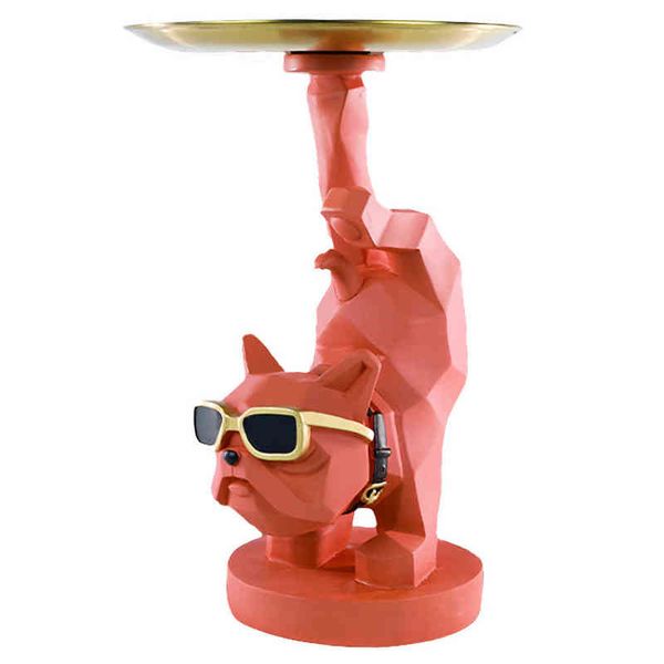 Decorative Figurines Nordic Animal Figurines Ornament Home Living Room Decor Dog Sculpture Statue Table Decoration Desktop Candy Snacks Stor