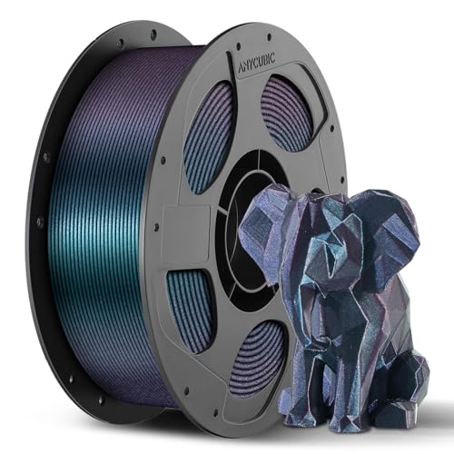 ANYCUBIC PLA Galaxy 3D Printer Filament, Sparkle PLA Filament 1.75mm Dimensional Accuracy +-- 0.03mm, Print with Most FDM 3D Printers, Intelligent Ide