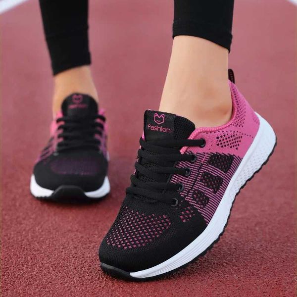 2023 Women Sport Shoes Fi Platform Sneakers Ladies Spring Winter Flats Running Shoes for WomanXJ250121