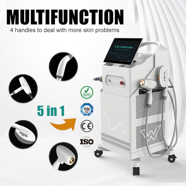 IPL Hair Removal Intensity Pulsed Light Facial 808nm laser Hair Removal OPT RF Nd Yag Machine Women Man Armpit Bikini Beard Legs