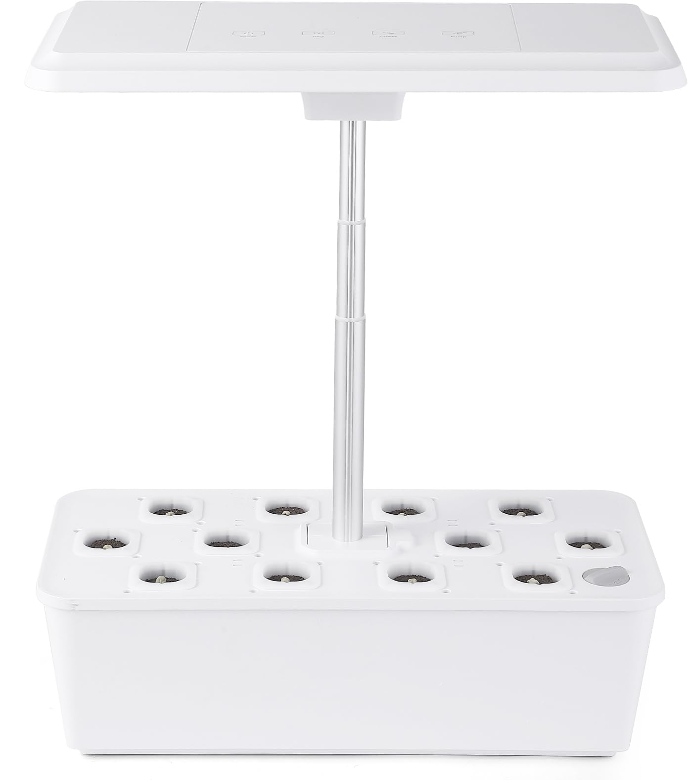 Garvee Hydroponics Growing System, Indoor Garden Kits, 12 Pods with 2 Planting Modes, Automatic Timer Silent Pump System for Home Kitchen Gardening, U