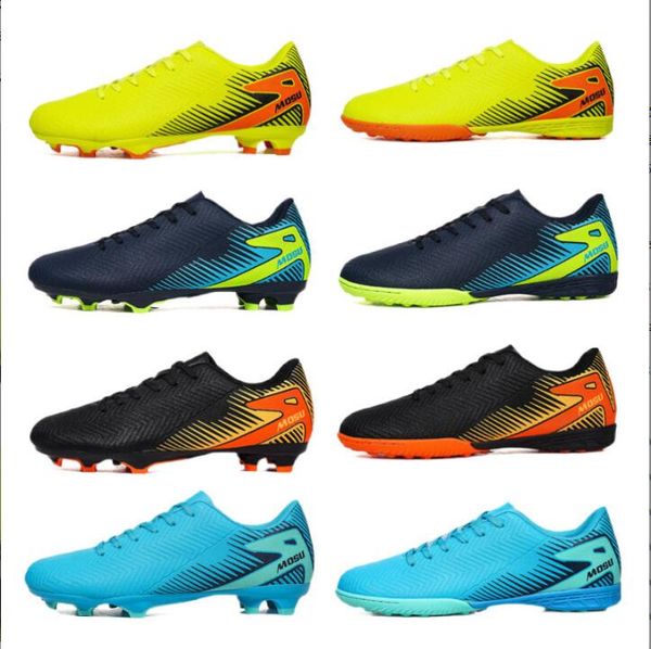 PROFISSIONAL Men Football Shoes Society Cleats Sopa de futebol TFFG Botas de campo de futebol interno original tênis de treinamento rápido