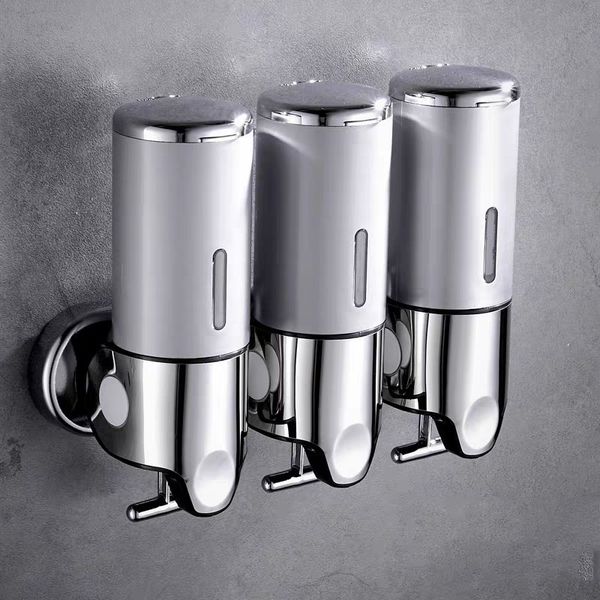and Soap Single/double/triple 500Ml Liquid Container Wall-Mount Bathroom Shampoo Dispenser 230926
