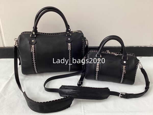 MOONROCK Bag Half Moon Bags Large Designer Pillow Purse Wings Abrasive Leather Woman Shoulder Bag Rivet Handbag Crossbody Small Chain Handba