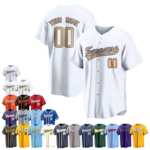 Team Name Custom Men Baseball Jersey Softball T Shirts Women Color 15