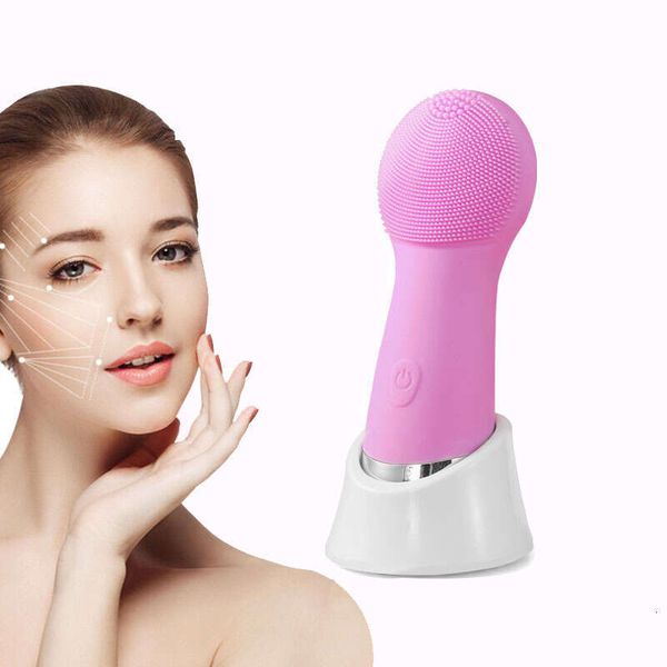 shanshi Beauty Equipment electric silicone facial cleansing brush face massage Face Cleanser