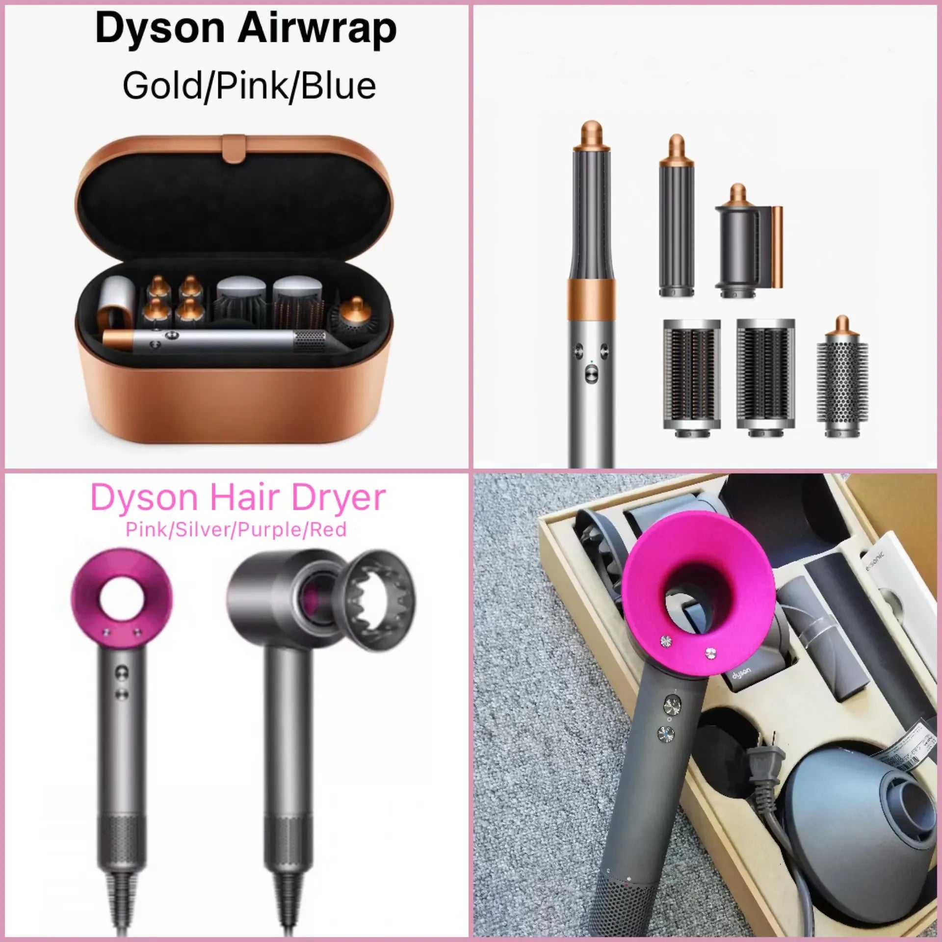 Dupe D-y-s-o-n Supersoinc No Fan Hair Dryer Gen HDO3 New 6Heads 8Heads Air-wrap Hair Curler Version Hairdryer