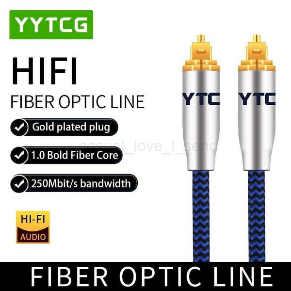 YYTCG Digital Optical Audio Cable Toslink SPDIF Coaxial Cable for HiFi Amplifiers Blu-ray Player Xbox 360 Soundbar Fiber CableCL240719