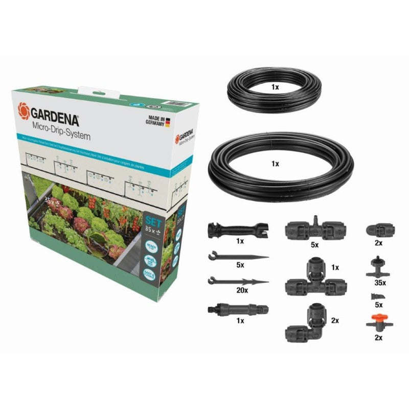 Gardena Start Set For Raised Beds 35 Plants