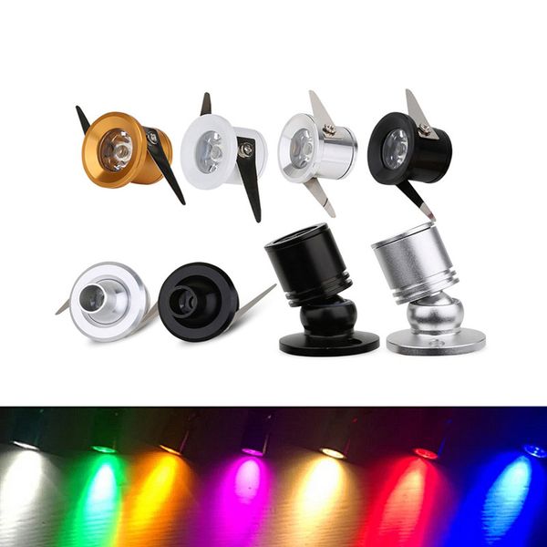 1W Mini LED Downlight Ambient Spotlight 12V Small Spot Bulb Light for Ceiling Stairs Walkways Courtyards Cabinet Corridor Crestech