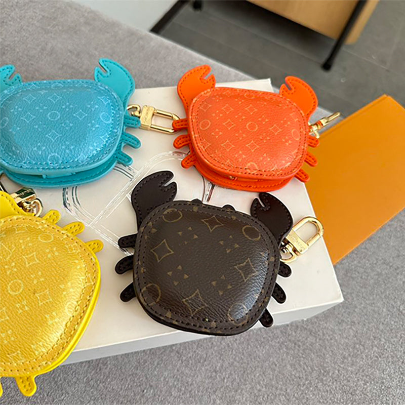 designer zero wallet stylish leather animal package keychain charms pendants headphone bags handbag accessories decorative gift coin purses