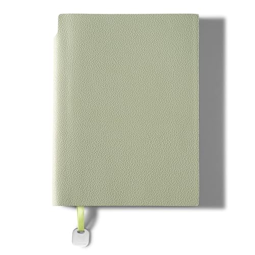 Lined Journal Notebook for Women A5 Softcover PU Leather Journals for Writing, 160 Pages Daily Journaling, College Ruled Notebooks for Work School, Bu
