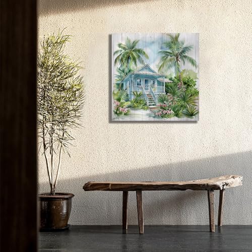 Ardemy Wall Decor Living Room Landscape Green Trees Bathroom Wall Art Canvas Wall Pictures Country House Nature Framed for Bedroom Home Office14 x14 1